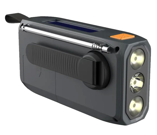 ExtraLink BT-4000 SOLARNE Z KORBKĄ DYNAMO POWERBANK 4500MAH Z LATARKĄ - 1570090 - zdjęcie 2